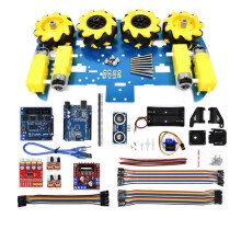 Wheel Aluminum Car Chassis DIY Ultrasonic Intelligent Obstacle Avoidance Car 4WD Four-Wheel Drive Chassis