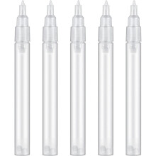 5Pcs Refillable Paint Markers 0.5mm Extra Fine Tips, Touch- Paint Pens, Empty Paints Markers for Touch ,DIY Graffiti