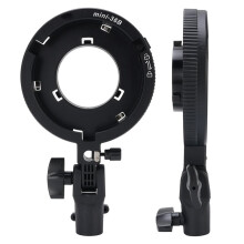 Snel Te Monteren Adapter voor Standaard Bowens Cameraflitsbeugel van Aluminiumlegering voor Studioverlichtingsaccessoires