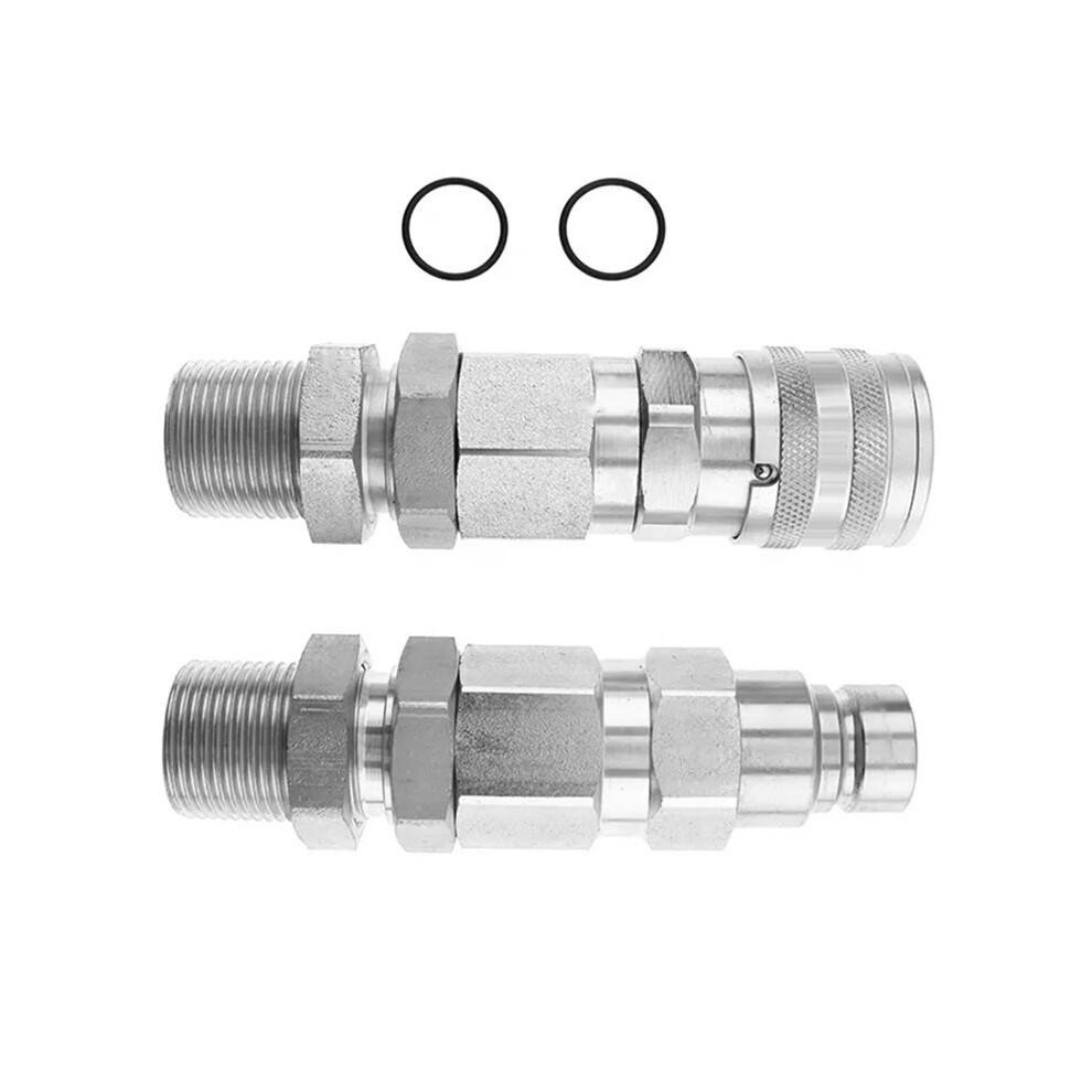 1Pair Hydraulic Quick Connect Coupler At312877 Kv13884 For 326D 280 332 325 Excavator 17D 27C 4486230 4486229 4712517863301