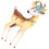 Riemdier Hert Broche Schattige Speld Kledingaccessoire 7
