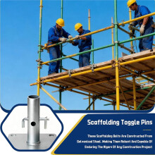 Pinos de Aço Galvanizado 20P para Andaimes - Pinos de Travamento Robustos para Estruturas de Construção, Móveis e Projetos de Bricolagem