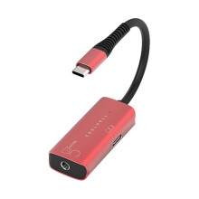 Audio-Interface für Gitarre, USB-C auf 3,5-mm-Gitarreninterface für Aufnahmen, Taschenmikrofon-Interface