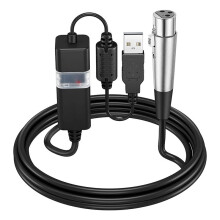 XLR Naar USB-Kabel, Opnamekabel, USB Naar XLR-Microfoonkabel, USB Naar XLR Coaxkabel, Adapterkabel