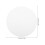 6 stk. LED Downlight Diffuserplader Hvid PC 2