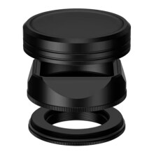 New Square Lens Hood for X-E5 Lens XF 23mm F2.8 R WR, XF 27mm F2.8 R WR Lens Shade with Adapter Ring Cap Cover
