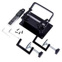 Leather Skiver Machine, Manual Skiving for Leathercraft with G-Clip 10 X Blade, DIY Leather Thinning Tool