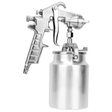 PQ-2 Pneumatic Paint Spray Gun, 1000ml Hand Held Paint Spraying Sprayer 2.0mm Nozzle Suction Type Adjustable Siphon Feed