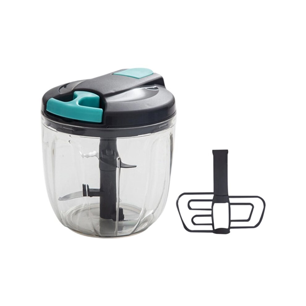 Tauoh 900Ml Manual Meat Grinder Garlic Chopper Multifunction Vegetable Cutter Chopper Garlic Crusher Kitchen Gadgets