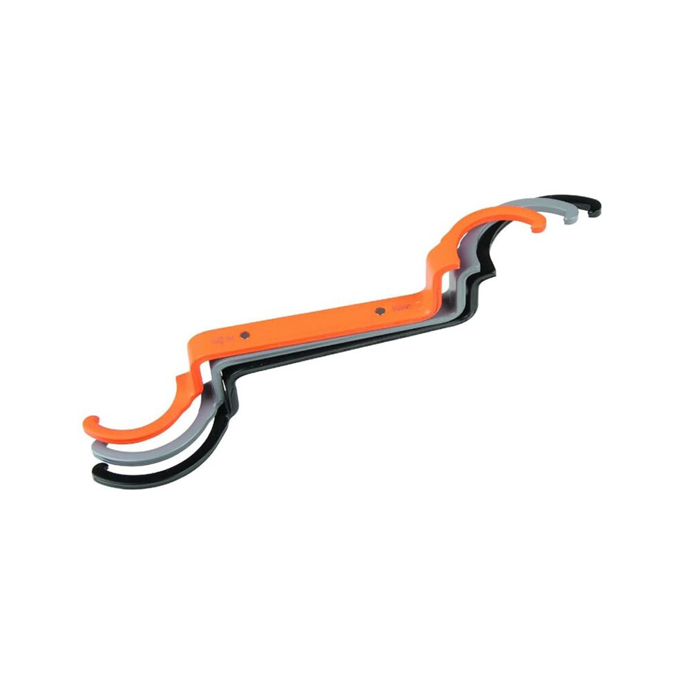 50900R Conduit Lockout Wrench Set, Tighten And Loosen Locknuts In Tight Spaces, 1/2, 3/4 And 1-Inch, Offset Bends 4713241312035