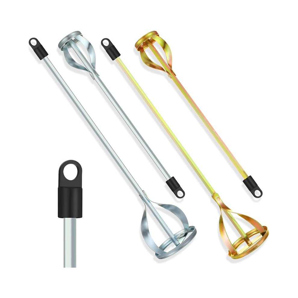 4 Pcs Paint Mixer For Drill Paint Stirrer Fits 1-5 Gallon Buckets For All Standard Drill Bits, For Concrete Resin Epoxy 6031353606735