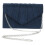 OUNONA navy evening clutch bag with snap closure 7