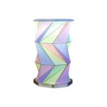Portable Folding Lamp Dimmer Foldable Paper Lanterns USB Rechargeable Table Lamp for Bedroom Living Room Book Light C