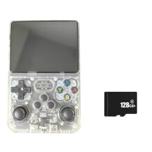Console de Jeu Portable R36S, Écran IPS 3,5 Pouces, Lecteur Vidéo Portable, Double Joystick 3D, Batterie 3200 MAh, 128 Go