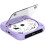 Draagbare Cd-Speler met Dubbele Stereoluidsprekers, Oplaadbare Draagbare Cd-Speler met 1