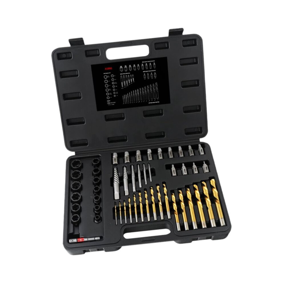 49X Extractor Kit Hand It Repair Screw Extractor Set Portable Case For Electronics Socket Screws 6032481347125