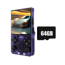 R39MAX Handheld Game Console 64G+18000+ Games 4-Inch IPS Color Screen Portable Retro Game Player Support 20+ Emulators B