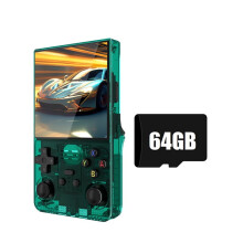 R39MAX Handheld-Spielkonsole 64 GB + 18.000+ Spiele 4-Zoll-IPS-Farbbildschirm Tragbarer Retro-Spieleplayer Unterstützt über 20 Emulatoren A