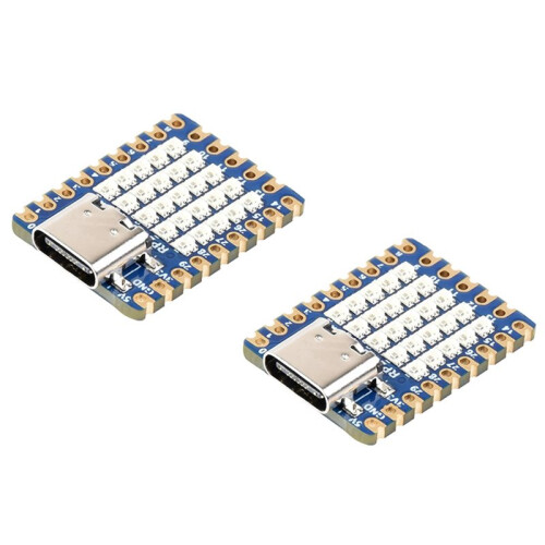 2Pcs RP2350-Matrix  Development Board with 5X5 RGB LED Matrix  Board RP2040 Dual-Core Processor