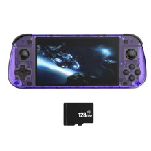 5.1-Inch R50S Retro Handheld Game Console128GB Linux System IPS Screen Dual Player Online Gaming Console