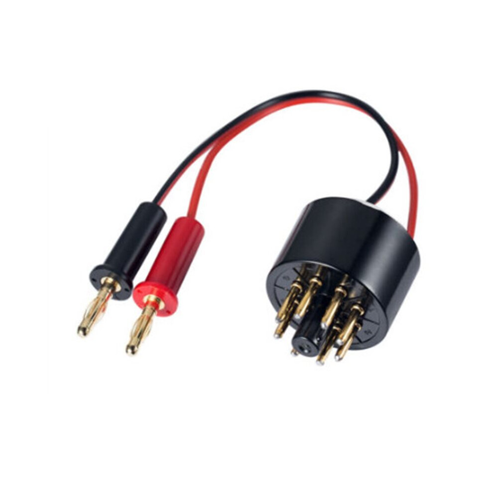 El34 Vacuum Tube Tester Bias Current Match Tool Vacuum Tube Bias Adjustment Tube Socket Current Test Socket 4712443557824