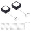 2pcs Retractable Remote Control Tether Locks, 6.56ft Adjustable Security Leash for Gaming Controllers, Ideal for Home 1