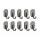 10PCS Strong Magnet Storage Hook Kitchen Refrigerator Multi-Purpose Hook Bathroom Door Wall Rack Coat Bag Towel Hanger 2