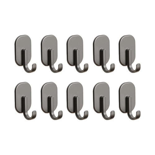 10PCS Strong Magnet Storage Hook Kitchen Refrigerator Multi-Purpose Hook Bathroom Door Wall Rack Coat Bag Towel Hanger 1