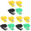12Pcs Colorful Mini Desk Staplers Child Friendly Handheld Binding 2