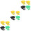 12Pcs Colorful Mini Desk Staplers Child Friendly Handheld Binding 5