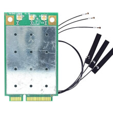 QCA9880 WLE900VX WIFI Card+3XAntenna 1300Mbps 5Ghz PCIE Wireless WiFi Adapter Module for Win7 8 10 11 Linux OpenWrt