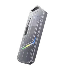 Adaptador de Gabinete SSD M.2 NVMe USB 3.2 Gen2 10Gbps USB-C, Gabinete Externo Portátil para Disco Rígido para PC e Laptop