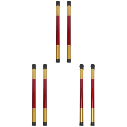 6Pcs Durable Band Conducting Stick Storage Tubes Assorted Color Holder 1