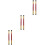 6Pcs Durable Band Conducting Stick Storage Tubes Assorted Color Holder 5
