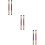6Pcs Durable Band Conducting Stick Storage Tubes Assorted Color Holder 9