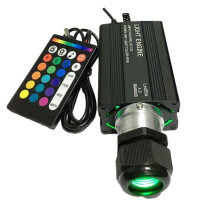 Phone Remote Controlled Voice Control 16W Fiber Optic Star Light DIY Roof Home Ceiling Lighting Kit RGB Lamp