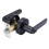 Silent Room Door Lock with Key, Round Interior Handle, Aluminium Alloy, Copper Core 2