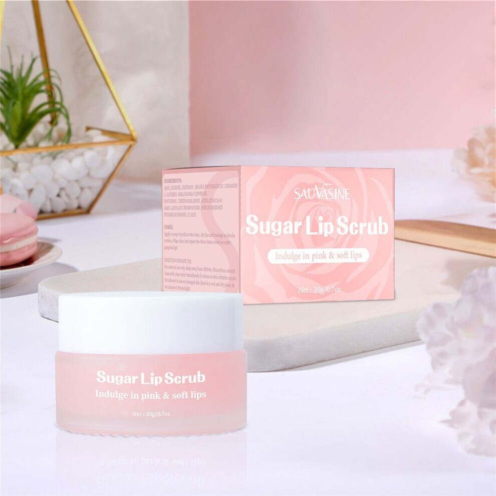 Brown New Shuo Wo Xin Sauvasine Sugar Lip Scrub Lip Scrub 20G