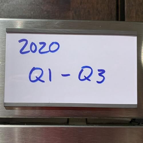 Porta-etiquetas magnéticos de canal C, 0,5 x 7 polegadas, pacote com 25 unidades. 1