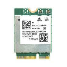 RTL8922AE WiFi7 Card Adapter 6338Mbps Tri-Band 2.4G/5G/6G M.2 NGFF Bluetooth5.4 Wireless WiFi Card for Win10/Win11