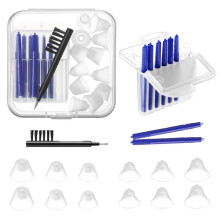 Kit di Accessori per Amplificatori Acustici, per Strumenti di Pulizia per Amplificatori Acustici Audien, Include Cupole In Silicone di 6 Misure