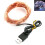 2/5/10m αδιάβροχο χάλκινο καλώδιο 5V USB LED φως νεράιδας διακόσμηση γάμου (ζεστό λευκό, 5