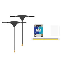 ELRS Dual 2.4G True Diversity Receiver ESP32-C3 TCXO WIFI Upgrade Firmware for RC FPV Drone Parts