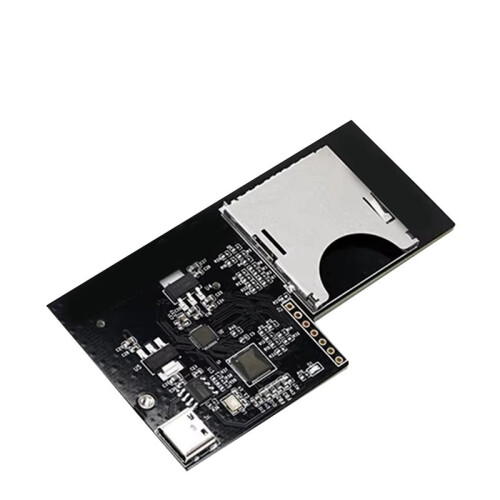 CUBEODE V1.2 CD-ROM-Emulator, Plug en  GC-Loader, -Loader, Plastic Kaartadapter, Inclusief 4 Schroeven