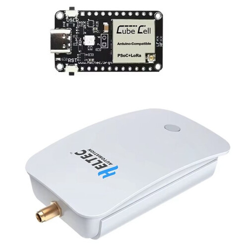 H ELTEC AUTOMATION HT-M7603 LoRaWAN Router Ethernet WiFi Gateway LoRa  Kit Devboard AB01 V2 CubeCell IoT 868MHz EU PLUG