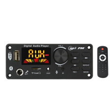 MP3 Decoder Board DIY MP3 WAV Decoder Board  12V Wireless Car MP3 Player TF Card Slot USB FM with 6.5mm Mic