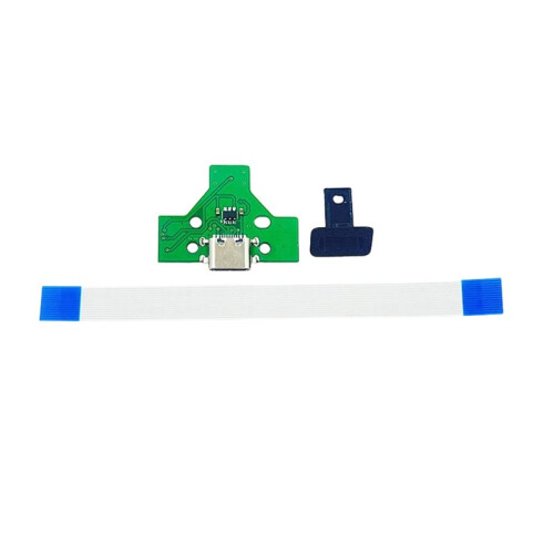 Universal DIY Set for PS4 Controller 011 030 040 050 055,  4 MOD USB Type C Charging Board 001