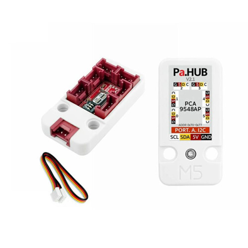 M5Stack PaHub V2.1 Unit I2C Multiplexer IoT Development Kit I2C Bus 1 in 6 Expansion -Board Dipswitch PCA9548AP