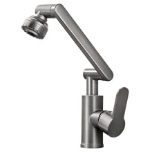 Faucet Bathroom Sink Kitchen 1080Swivel Multifunction Splashproof Basin Faucet Countertop Hot&Cold Tap Accessorie