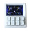 3.5 Inch LCD Programmable Macro Keyboard 8-Key Hot-Swappable RGB Backlight USB Secondary Display White 1